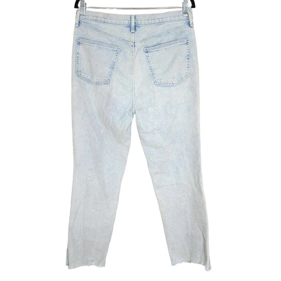 Rag Bone Womens Jeans High Rise Busted Knee Straight Leg Boyfriend Denim Pant 32 - Picture 2 of 11
